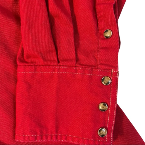Scandia Woods VTG Red Button Down Mens Shirt Sz XLG - Picture 8 of 10